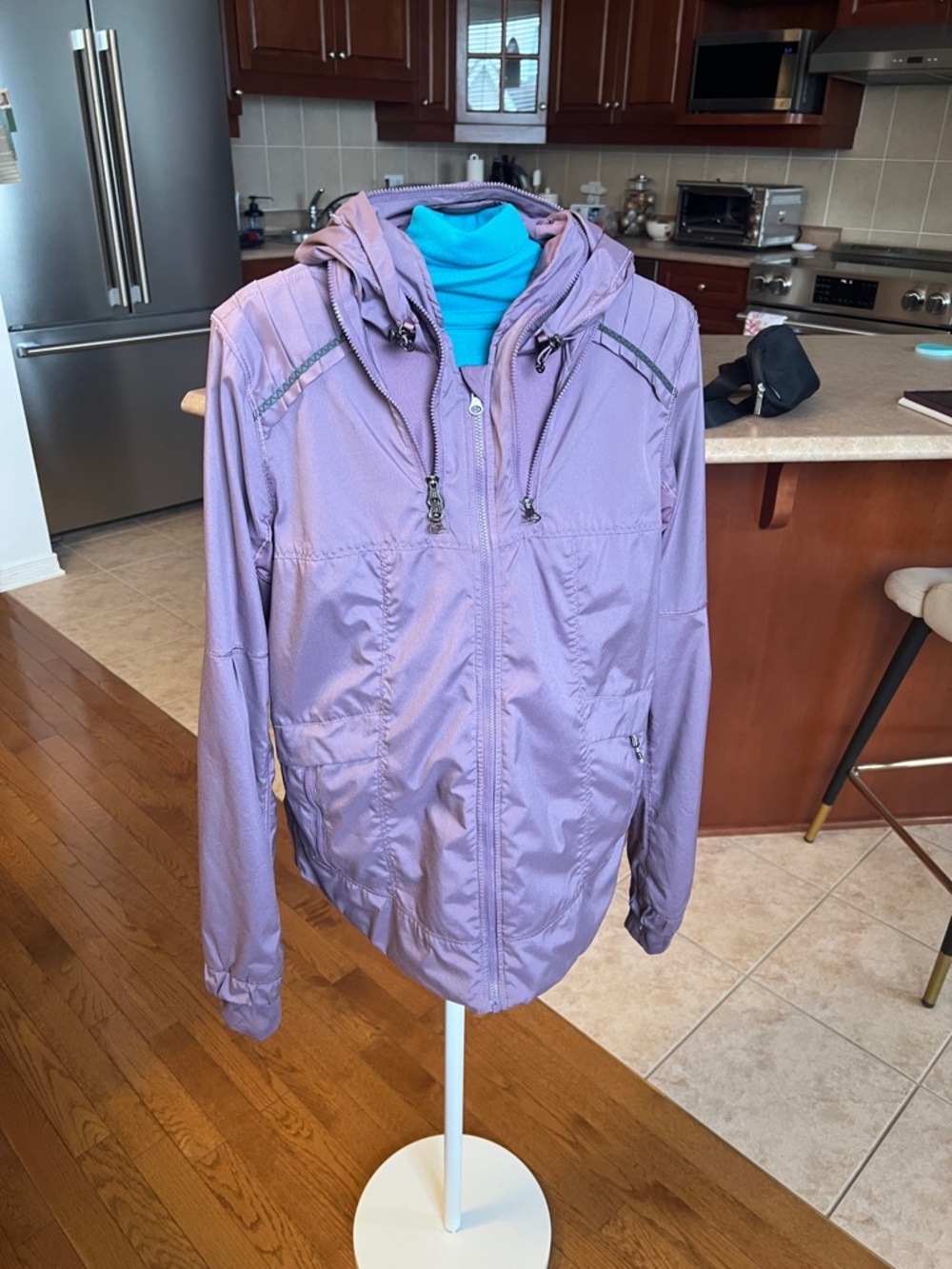 lululemon athletica Lavender Hooded Windbreaker Jacket